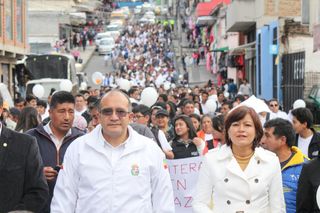 Marcha por la Paz y la Vida en Tulcán