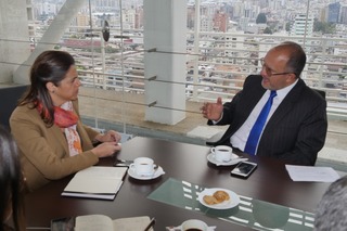 PREFECTO HERRERA Y MINISTRA ROMO COORDINAN ACCIONES DE SEGURIDAD Y DESARROLLO EN FRONTERA NORTE
